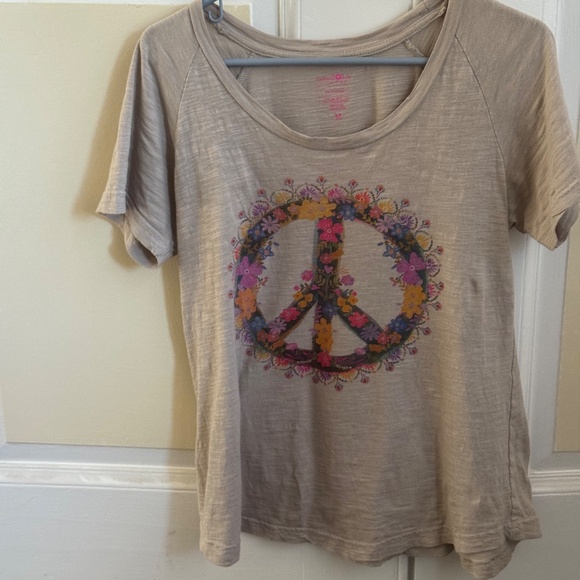 NATURAL LIFE Cream Graphic Short Sleeve Tee - Picture 6 of 11